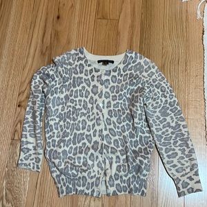 Gap cardigan in leopard print